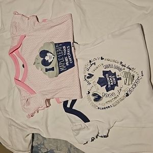 Toronto Maple Leafs 12M Diaper shirts